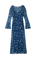 Thumbnail for Denim Deloris Mesh Dress
