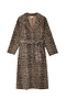 Lucia Leopard Denim 55 Coat Petite