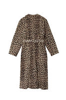 Thumbnail for Lucia Leopard Denim 55 Coat Petite