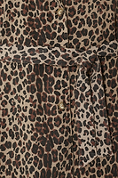 Thumbnail for Lucia Leopard Denim 55 Coat Petite