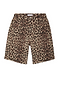 Leopard Lucia Scallop Pocket Long Shorts