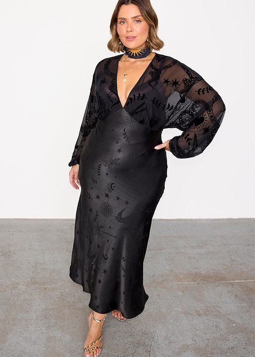 Black Swallow Romance Emma Dress