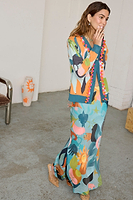 Thumbnail for caption_Model wears Balearic Dorris Skirt  in UK size 8/ US 4