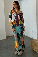Thumbnail for caption_Model wears Balearic Dorris Skirt  in UK size 8/ US 4
