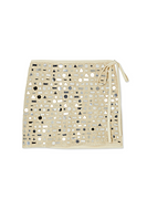 Thumbnail for Cream Beaded Mirror Skirt