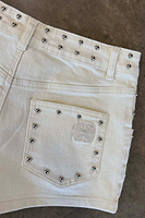 Thumbnail for Ecru Studded Hot Pant