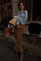 Pastel Blue Elinor Blouse