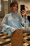 Pastel Blue Elinor Blouse