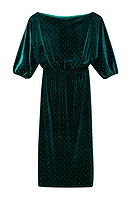 Thumbnail for Emerald Velvet Tilly Dress