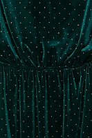 Thumbnail for Emerald Velvet Tilly Dress