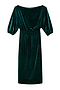 Emerald Velvet Tilly Dress Petite