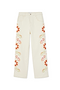 Ecru Enchanted Cut Work Scallop Jeans Petite
