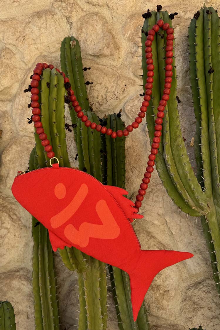 Red Fish Tote Bag