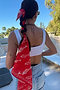 Red Marina Fish Bandana