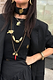 Black Bandana With Gold Fish