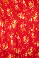 Thumbnail for Red Floral Halter Dress