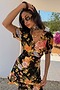Black Sofia Mini Tea Dress