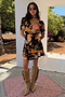 Black Sofia Mini Tea Dress