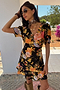 Black Sofia Mini Tea Dress