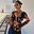 Black Sofia Floral Wrap Top