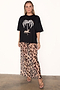 Leopard Mesh Skirt