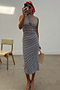 Gingham Halterneck Dress