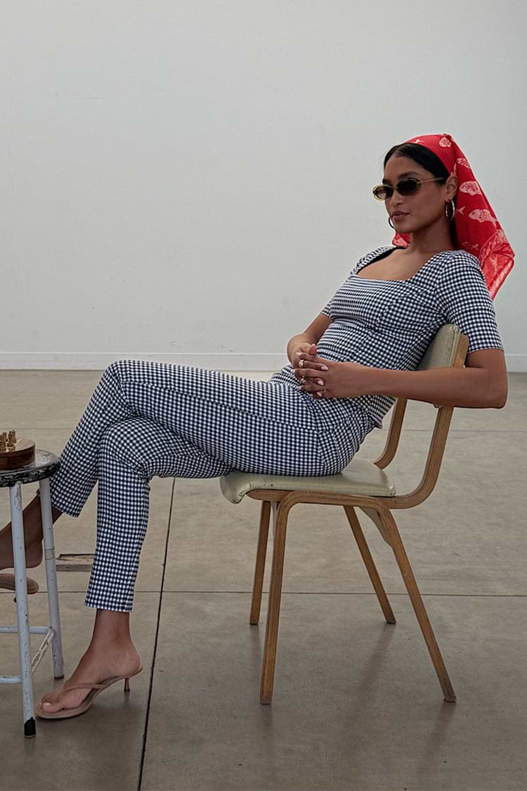Gingham Trousers