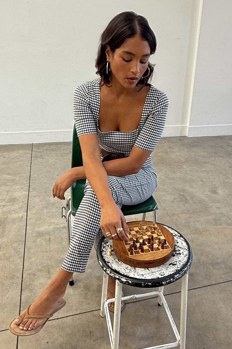 Gingham Top