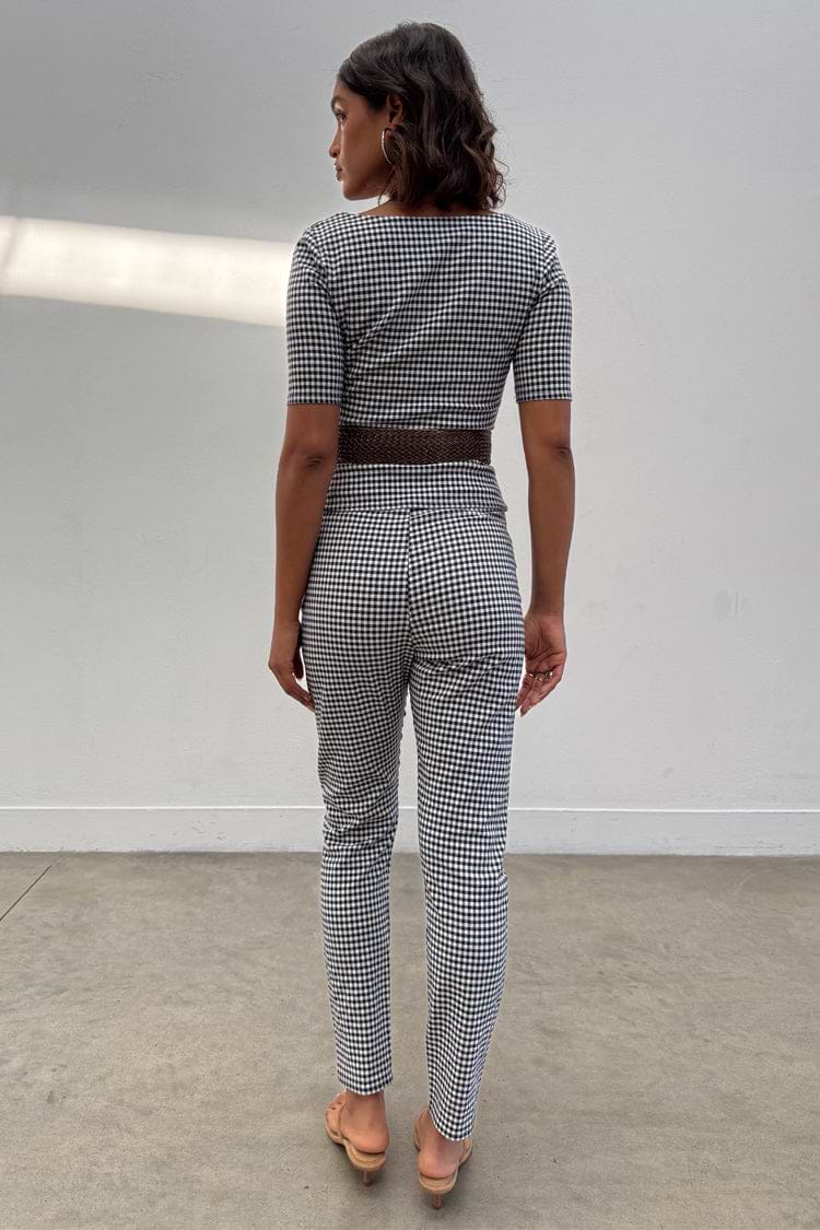 Gingham Trousers