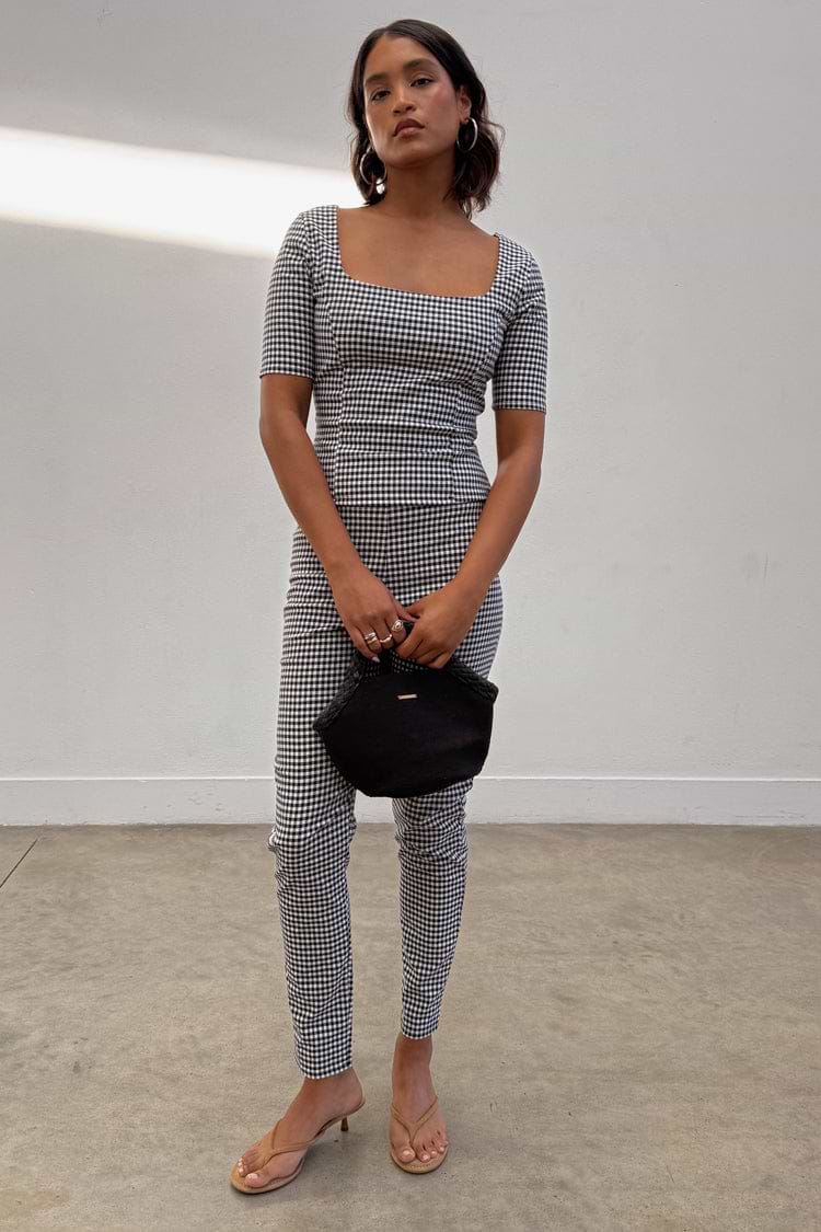 Gingham Trousers