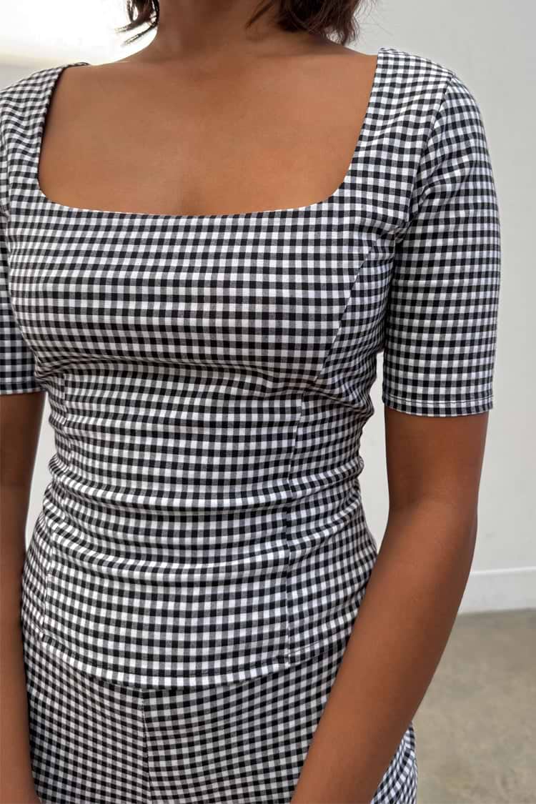 Gingham Top