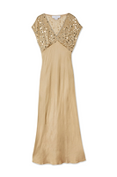 Thumbnail for Gold Sequin Elodie Dress Petite
