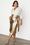 Gold Vegan Leather Jaspre Skirt
