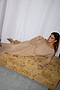 Gold Rib Knit Tilly Dress