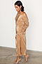 Gold Plisse Jem Dress