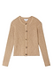 Gold Rib Holly Cardigan
