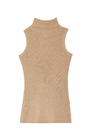 Thumbnail for Gold Rib Knit Vest