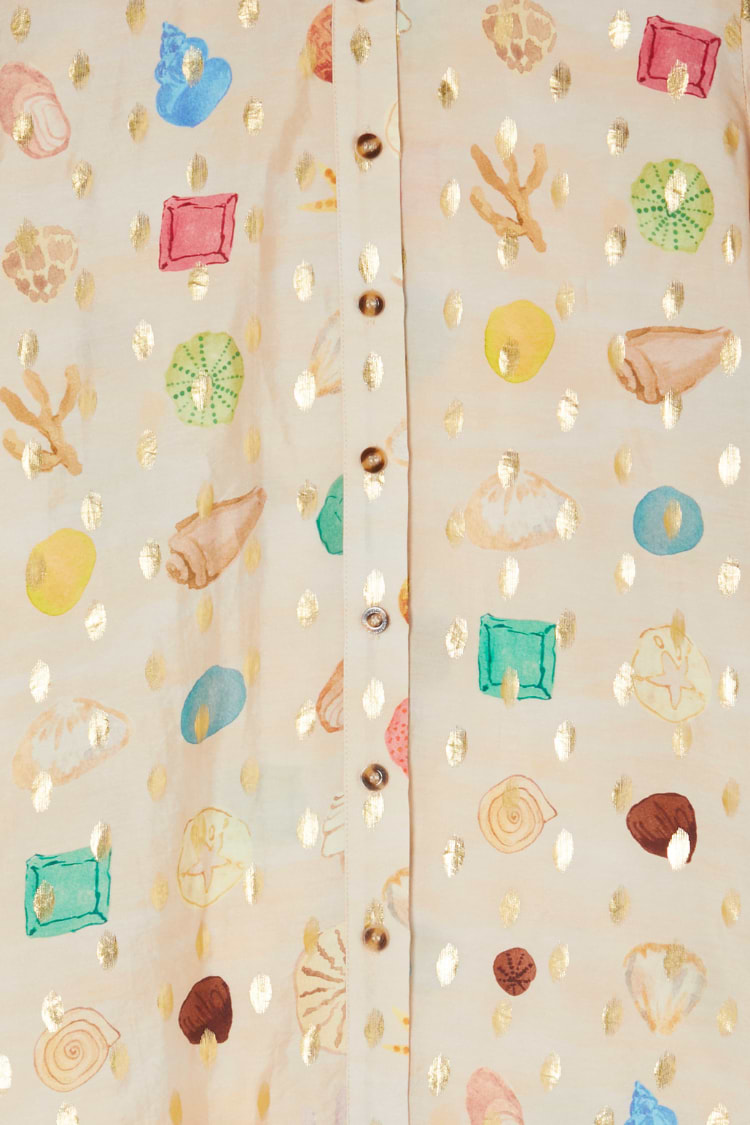 Cream Shell Geanie Shirt