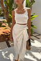Gold Snake Jaspre Wrap Skirt