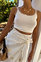 Gold Snake Jaspre Wrap Skirt