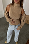 Gold Rib Knit Vest