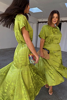 Thumbnail for Lime Safari Erin Dress