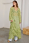 Green Jacquard Harmony Dress Petite