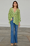 Green Jacquard Miley Shirt
