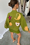 Green Mystical Knit Cardigan