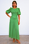 Green Shirred Nara Dress