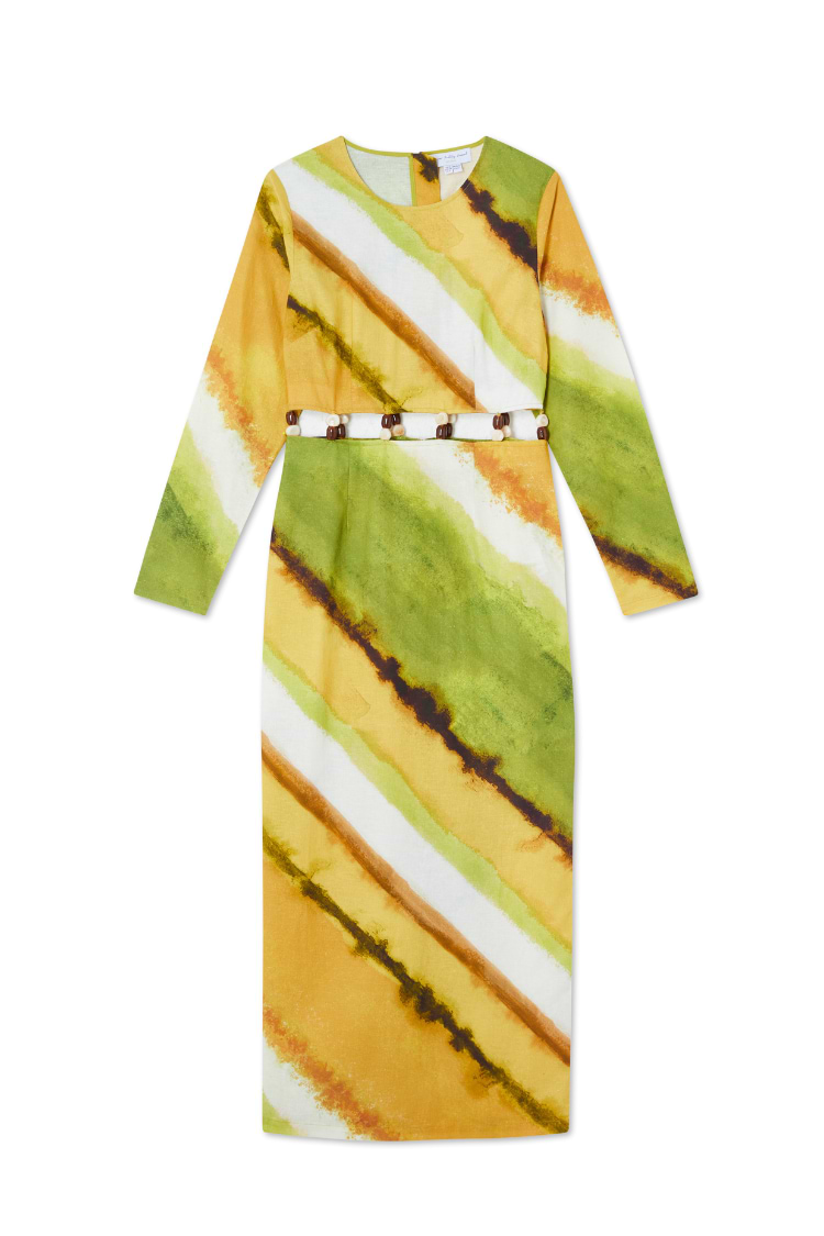 Green Ombre Alba Dress
