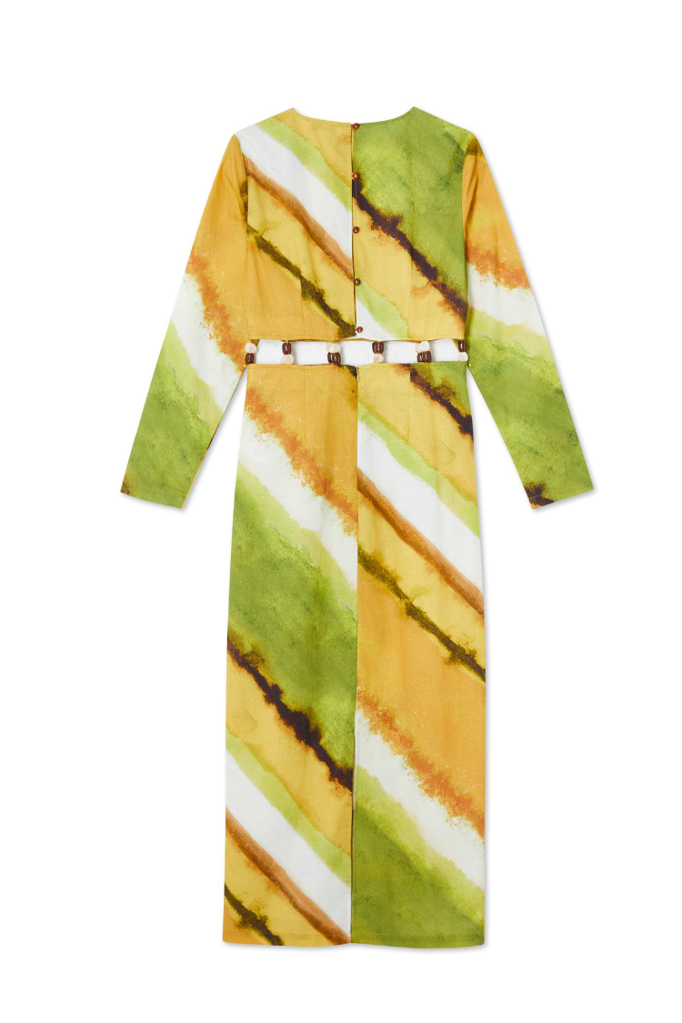 Green Ombre Alba Dress