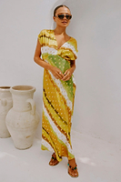 Thumbnail for caption_Model wears Green Ombre Elodie Dress in UK size 8/ US 4