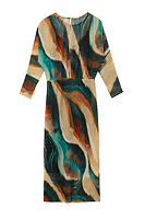Thumbnail for Green Plisse Didi Dress Petite